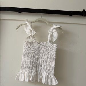 Reformation June Bug linen top